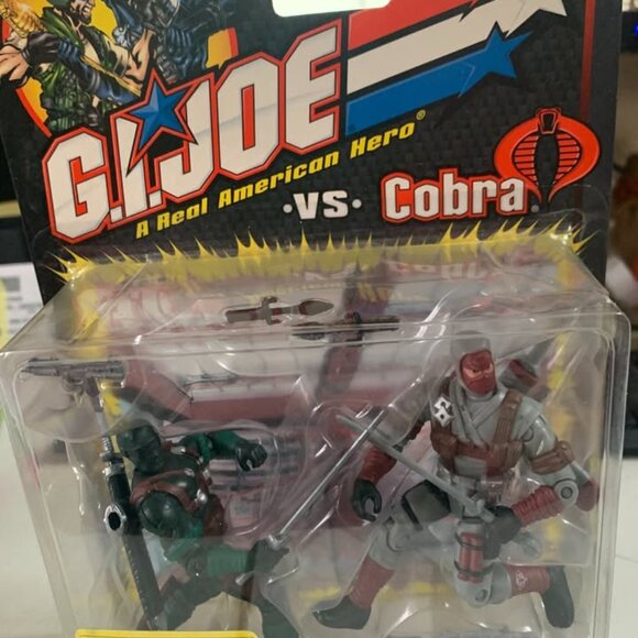 G.I. Joe Vs Cobra Snakes 2001 Eyes vs. Snake Shadow ACTION FIGURES NEW IN BOX - Picture 1 of 2